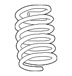 AE5Z5560G - Suspension: Coil Spring for Ford: Fusion | Mercury: Milan Image