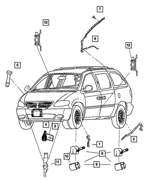 Sensors for 2006 Dodge Grand Caravan #0