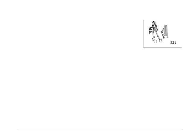 2900300 - Special Equipment: Parts Kit, Pedal Assembly for Mercedes-Benz: C400, C43 AMG, C450 AMG, C63 AMG, C63 AMG S, E400, E450, E53 AMG Image image