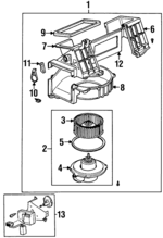 8973263912 - HVAC: Blower Assembly for Isuzu Image