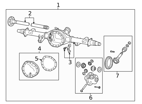 Axle Housing for 2016 Ram 2500 #0
