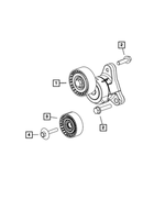 6510142AA - Cooling: Hex Flange Head Bolt for Mopar Image