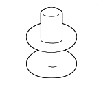 W711289S300 - Body: Side Shield Rivet for Ford Image