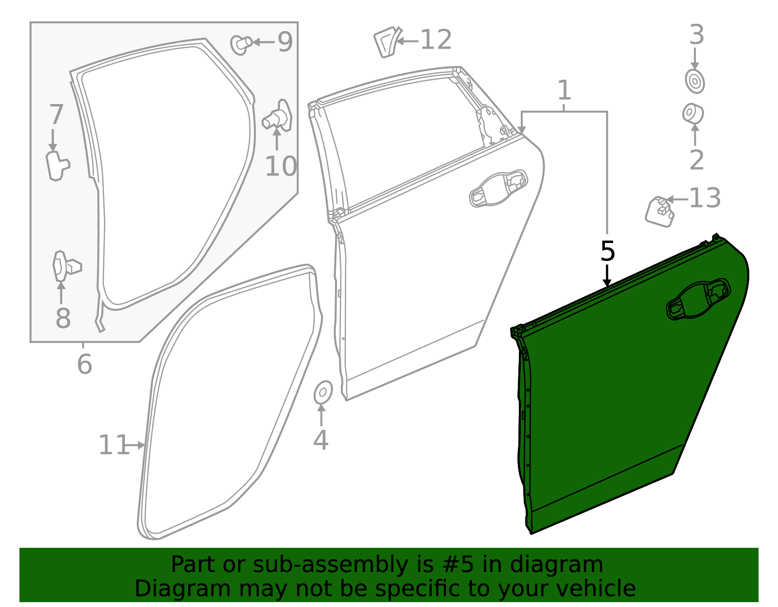 2023-2025 Honda Accord Outer Panel 67651-30A-A00ZZ | Honda Factory