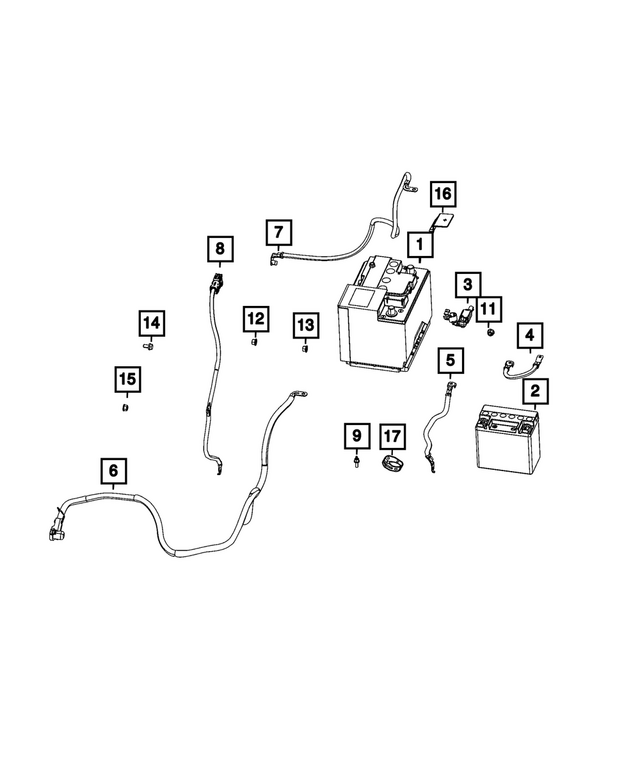 68491453AC - : Battery Negative Wiring for Mopar Image