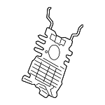 3Q0881879D - Body: Lumbar Support for Audi: A4, A4 allroad, A4 Quattro, A5 Quattro, A6 allroad, A6 Quattro, A7 Sportback, Q7, Q8, Q8 e-tron, Q8 e-tron Sportback, RS5, S5, S6 Image