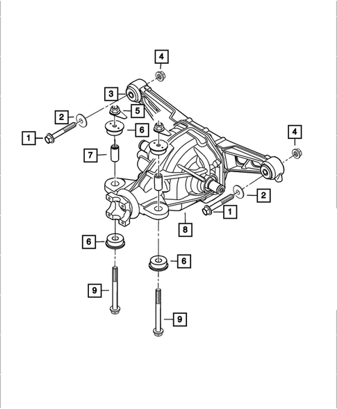 Rear Axle Assembly for 2015 Dodge Viper #0