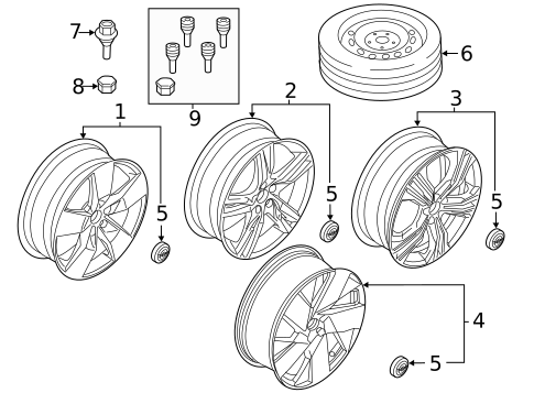 Wheels for 2022 Volvo XC40 Recharge #0