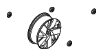 2021-2025 Volvo - Wheel, Alloy