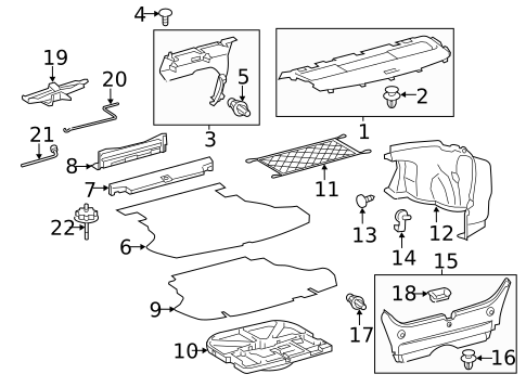 Interior Trim - Rear Body for 2013 Toyota Camry #1