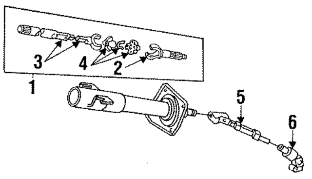 4333323 - Steering: Lower Shaft for Mopar Image
