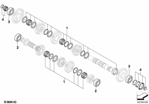 Bearing in Housing, Seals for 2010 BMW-Motorrad G 450 X #0