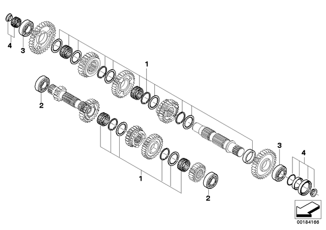 23717715450 - : Set Of Transmission Mounts for BMW-Motorrad Image