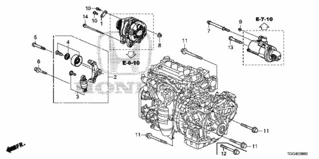 Auto Tensioner for 2018 Honda Civic #0