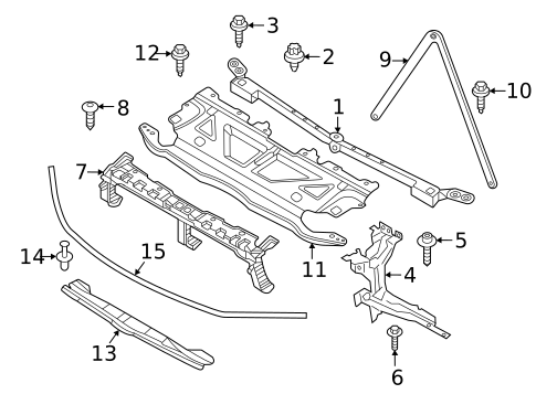 Radiator Support for 2025 BMW M4 #0