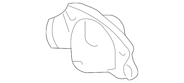 2005-2006 Hyundai Santa Fe Engine Coolant Thermostat Housing