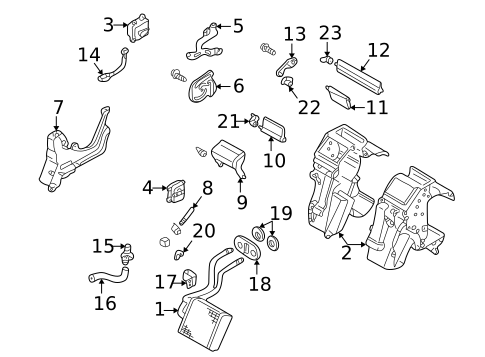 Heater for 2003 INFINITI M45 #0