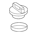 1218038010 - Engine: Filler Cap for Lexus: ES250, ES300h, ES350, GS350, GS450h, GX550, IS300, IS350, IS500, LC500, LC500h, LS500, LS500h, LX600, LX700h, NX250, NX350, NX350h, NX450h+, RC300, RC350, RX350, RX350h, RX350L, RX450h, RX450h+, RX450hL, RX500h, TX350, TX500h, TX550h+, UX200, UX250h, UX300h Image