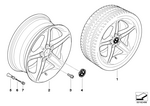 36116779803 - : Wheel, Alloy for BMW Image
