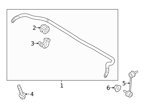 Stabilizer Bar & Components for 2015 Hyundai Genesis #2
