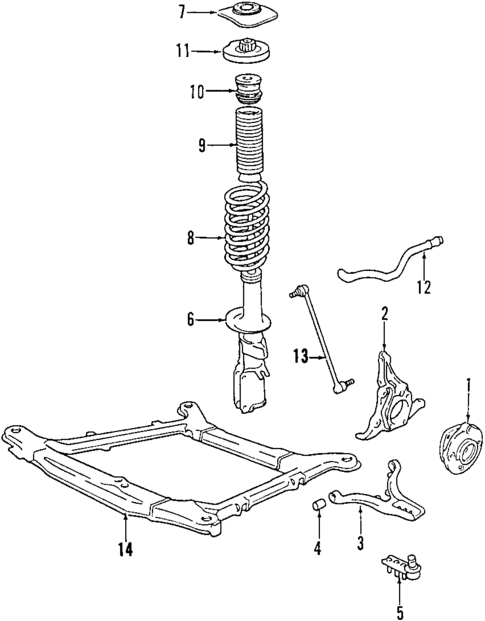 Front Suspension for 2007 Volvo XC70 #0