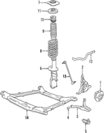 8672087 - Suspension: Strut Bumper for Volvo Image