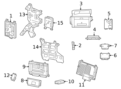 Electrical Components for 2019 Mercedes-Benz AMG GT 63 #0