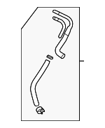 289312GGA0 - Emission System: Pipe for Hyundai: Santa Fe, Tucson Image