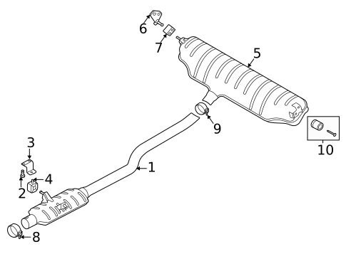 Exhaust Components for 2020 Land Rover Defender 90 #0