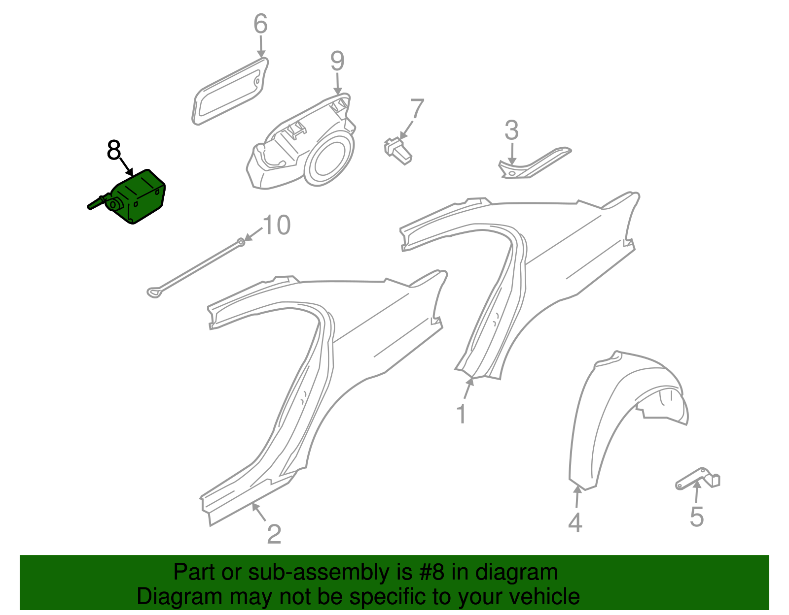 Door Actuator - BMW (67-11-6-987-638)
