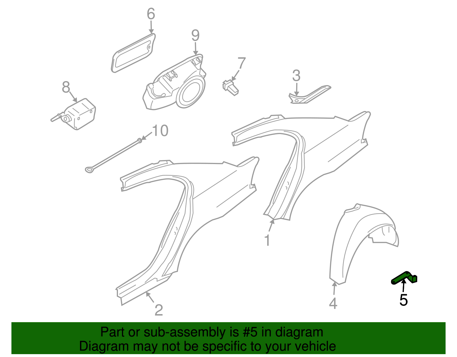 Splash Shield Bracket - BMW (51717055399)