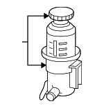 4656986AB - Steering: Reservoir for Chrysler: PT Cruiser Image