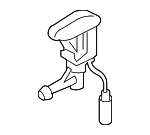 61667110851 - Body: Heated Nozzle for BMW: 1 Series M, 128i, 135i, 135is, X3, X5, Z4 Image