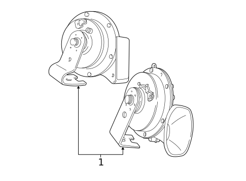 Horn for 2008 Dodge Durango #0