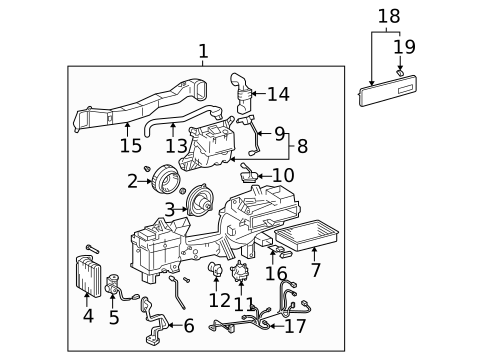 Evaporator Components for 2006 Lexus LS430 #0