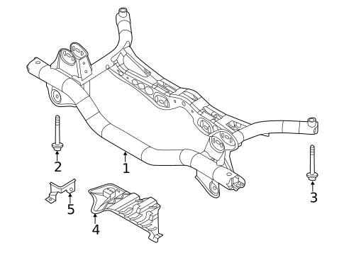 Suspension Mounting for 2019 Volkswagen Beetle #1
