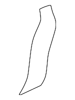 89386739301U - Body: Lower Quarter Trim for Audi: 80, 80 Quattro, 90, 90 Quattro Image