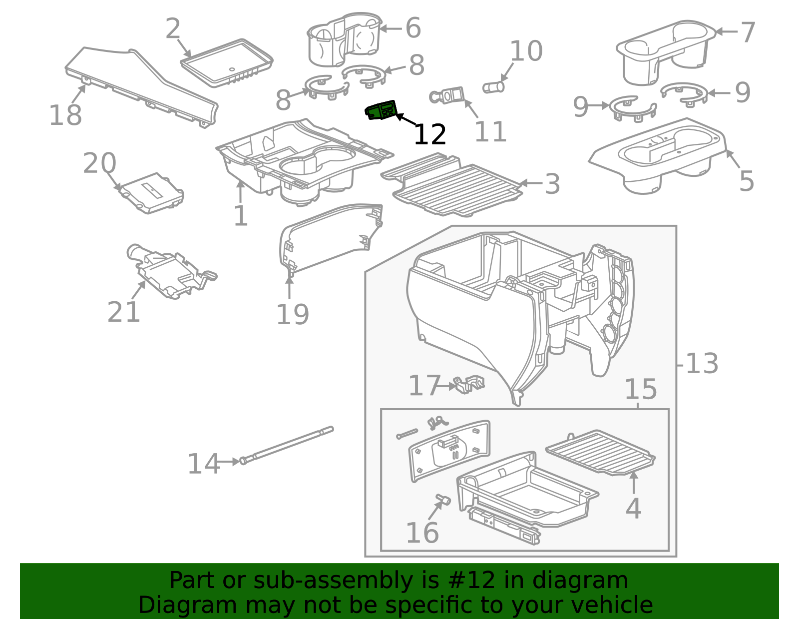 Genuine GM Multimedia Port Receptacle 84466390 – Fits Acadia, Silverado, Escalade, Tahoe & More