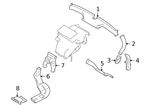 Ducts for 2012 Volvo C30 #0