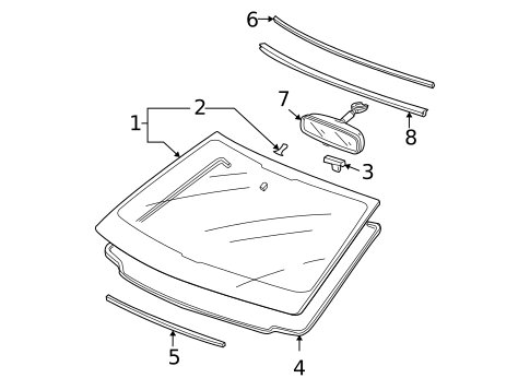 Reveal Moldings for 2008 Honda Accord #0