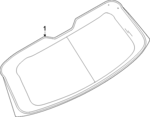 R2TZ5842006C - : Lift Gate Glass for Lincoln: Nautilus Image