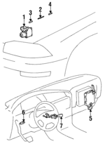 8828033010 - Fuel System: Clutch Switch for Lexus: ES300, SC300 Image