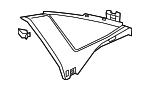 4N4867242E2OA - Body: Quarter Glass Trim for Audi: A8 Quattro, S8 Image