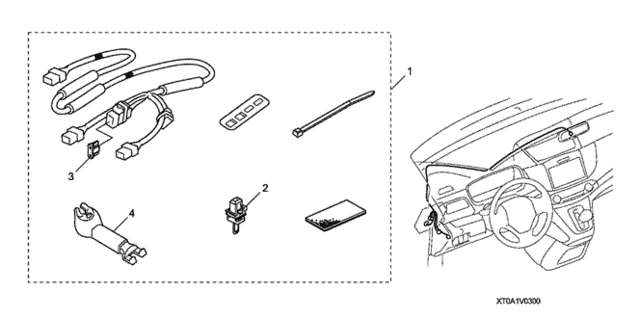 Auto Day & Night Mirror Attachment for 2012 Honda CR-V #0