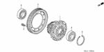 41100PLWE00 - Transmission - Manual: DIFFERENTIAL for Honda Image