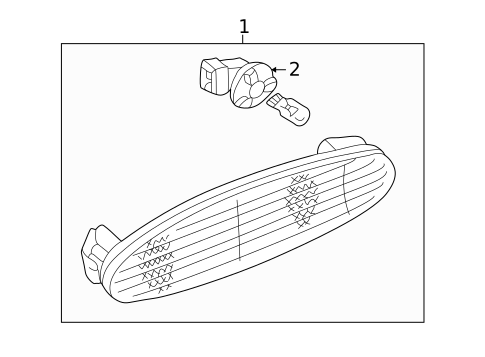 Side Marker Lamps for 2001 Jaguar XJ8 #0