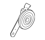 LR011600 - Electrical: Alarm Horn for Land Rover: LR4, Range Rover, Range Rover Sport Image