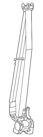 7321060A31C0 - Electrical: Belt &amp; Retractor for Lexus: LX600, LX700h Image