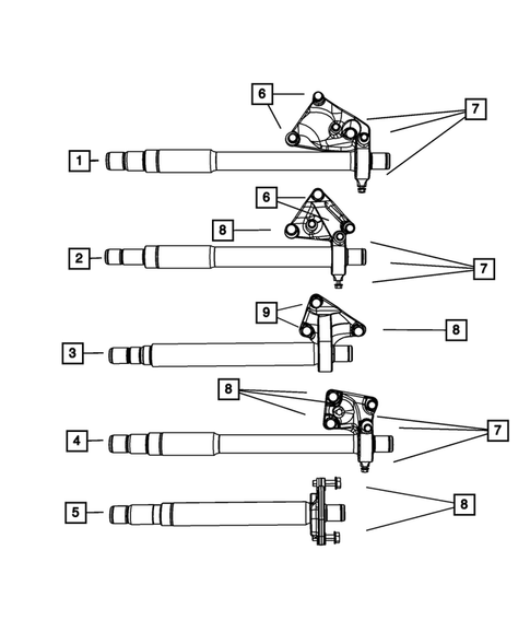 Front Axle Drive Shafts for 2009 Chrysler Sebring #1