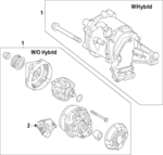 373702S200 - Electrical: Voltage Regulator for Genesis: G70, G80, GV70, GV80 | Hyundai: Santa Cruz, Santa Fe, Sonata, Tucson Image